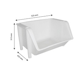 Gilac stackable spout - White
