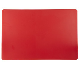 Planche à découper rouge en polyéthylène haute densité - GN 1/1 - 53x32,5x2cm