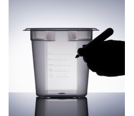 Araven BASIC GN 1/3 polypropylene bin - Depth 100 mm - 3.7 L