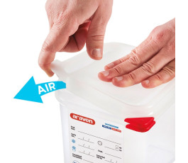 Araven GN 1/1 hermetic container - Depth 200 mm - 27.5 liters