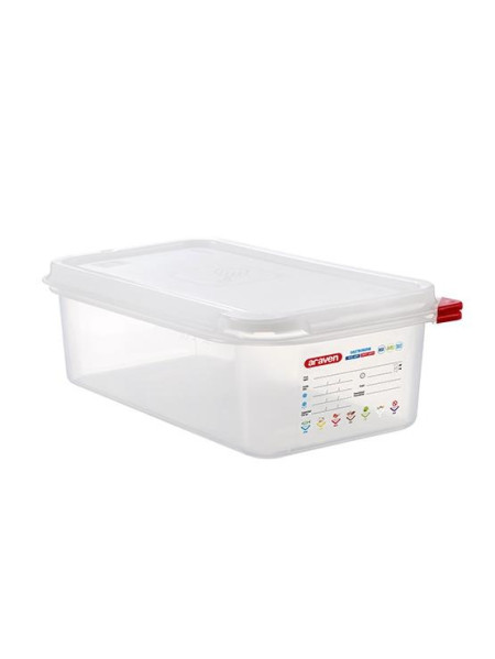 Araven GN 1/3 airtight container - Depth 100 mm - 4L