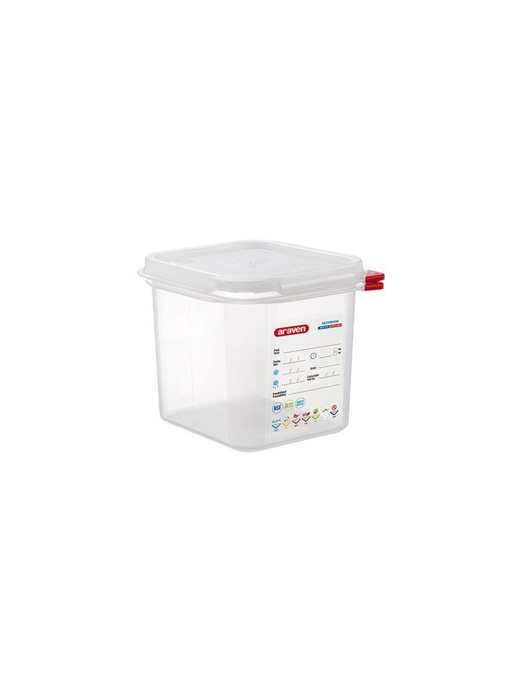 Conteneur hermétique Araven - GN 1/6 - Profondeur 150 mm - 2,6L