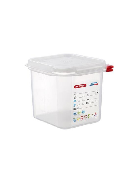 Araven airtight container - GN 1/6 - Depth 150 mm - 2.6L