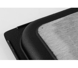 Plat de cuisson noir GN 1/3 - Profondeur 2cm - Josper