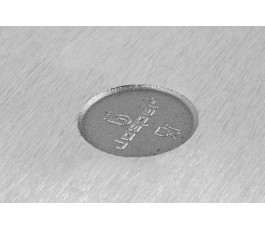 Plat de cuisson noir GN 1/3 - Profondeur 2cm - Josper