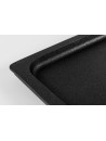 Plat de cuisson noir GN 1/3 - Profondeur 2cm - Josper
