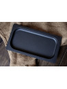 Plat de cuisson noir GN 1/3 - Profondeur 2cm - Josper