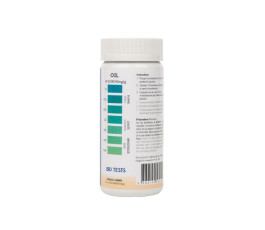 Single-use paper oil test strip - Bottle of 50