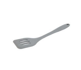 High temperature grey silicone bent spatula - 295mm -Vogue