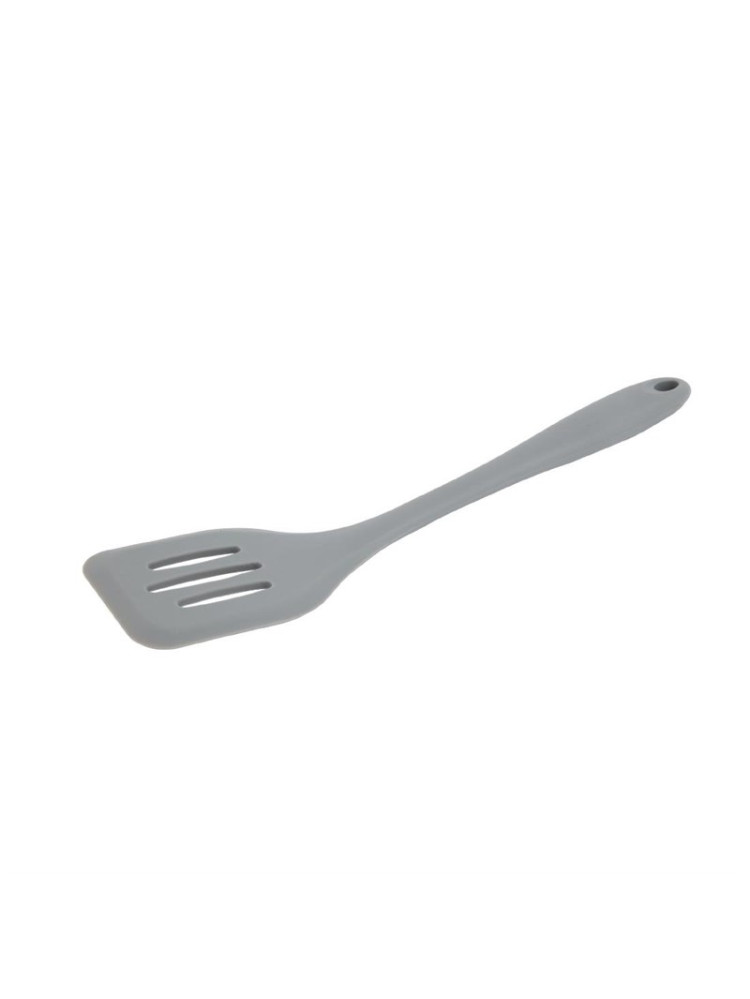 High temperature grey silicone bent spatula - 295mm -Vogue