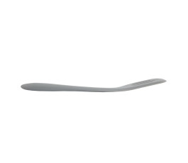 High temperature grey silicone bent spatula - 295mm -Vogue