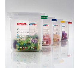 Araven airtight container - GN 1/6 - Depth 150 mm - 2.6L