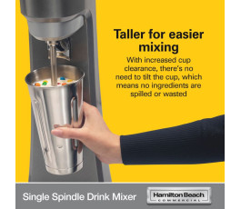 Mixeur Milshake Hamilton Beach HMD200R - Idéal pour restaurant