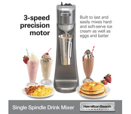 Mixeur Milshake Hamilton Beach HMD200R - Boissons froides et smoothies