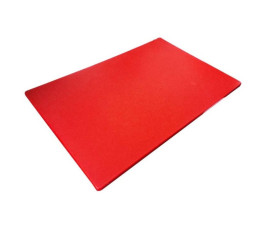 Planche à découper rouge en polyéthylène haute densité - GN 1/1 - 53x32,5x2cm