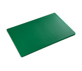 Planche à découper verte en polyéthylène haute densité - GN 1/1 - 53x32,5x2cm