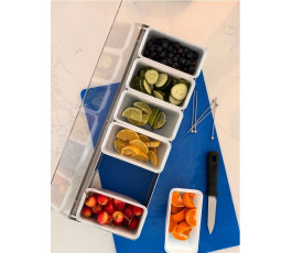 Boite à condiment pour restaurant