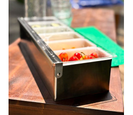Bac pour topping