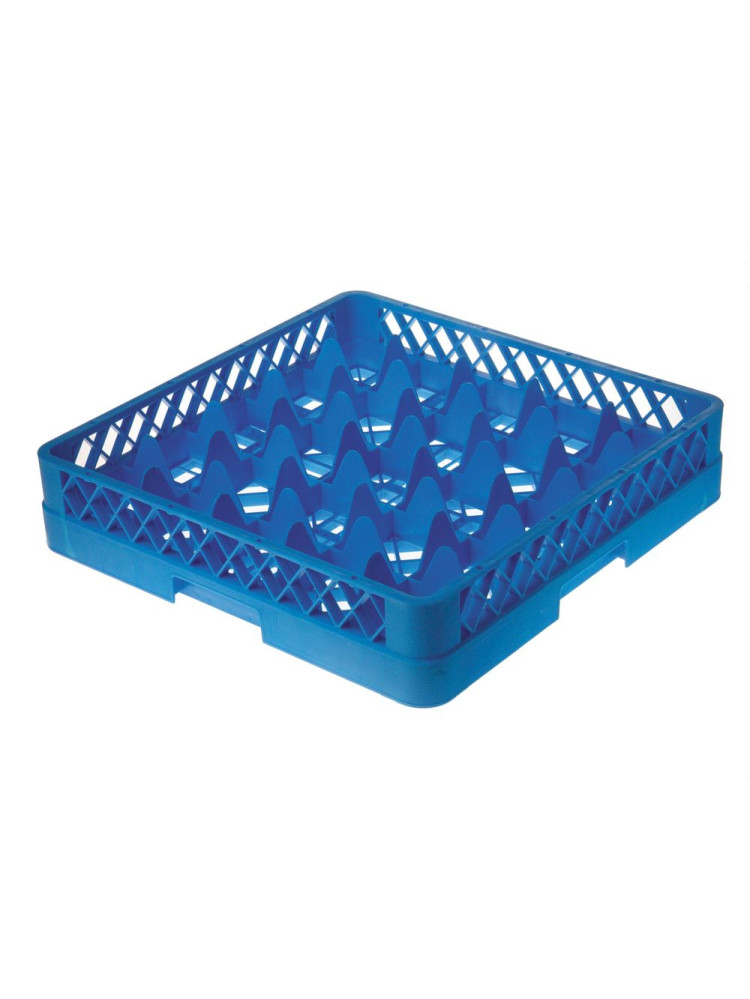 Casier pour verres - 25 compartiments - Lave-vaisselle industriel - 50 x 50 x 10