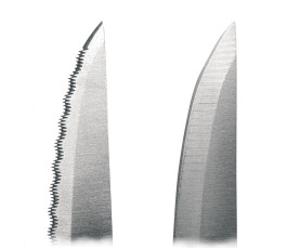 Serrated meat knife, length 21cm (set of 6)
