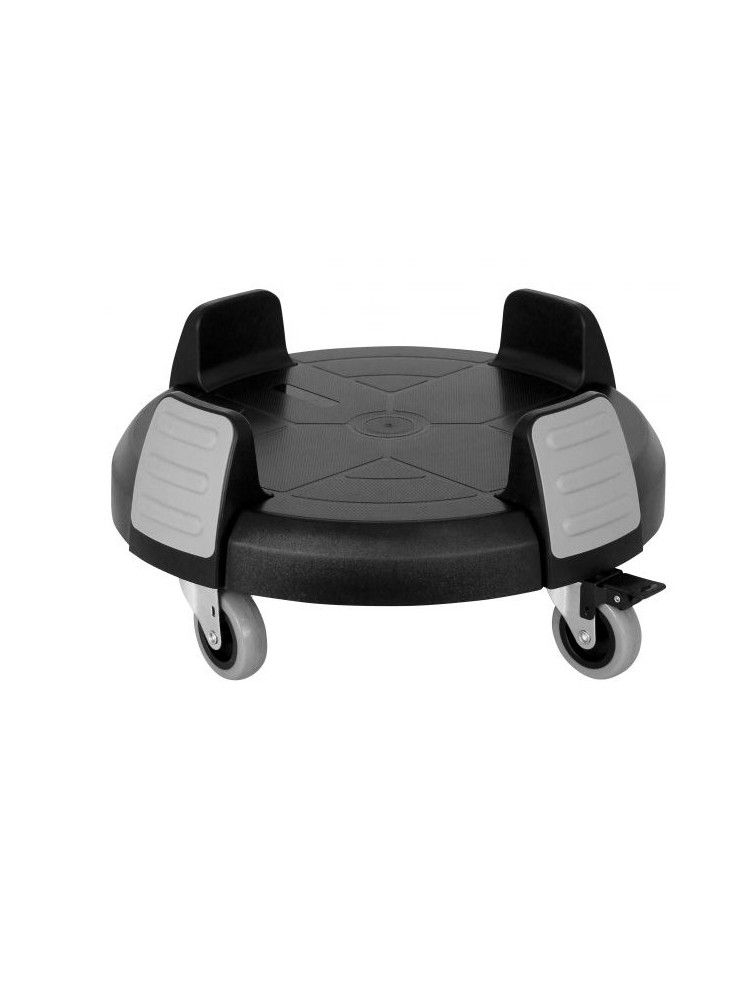 Socle rouleur noir pour poubelle 120L Probbax RC2005