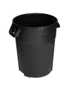 Poubelle noire 120L Probbax avec couvercle