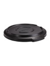 Poubelle noire 120L Probbax avec couvercle
