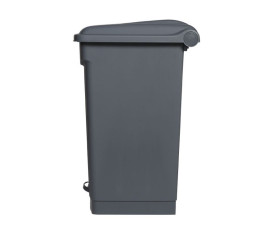 Plastic pedal bin 45 L Grey PROBBAX