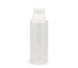 950 ml translucent squeeze bottle with 3 outlets - TableCraft