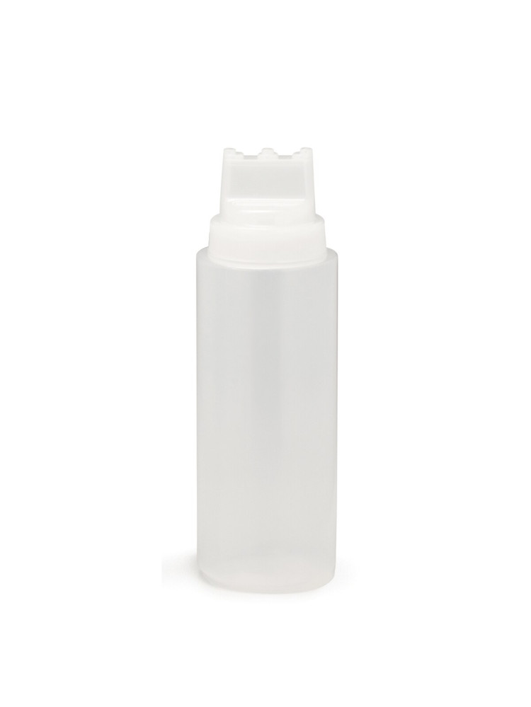 Bouteille squeeze translucide 950 ml à 3 sorties - TableCraft