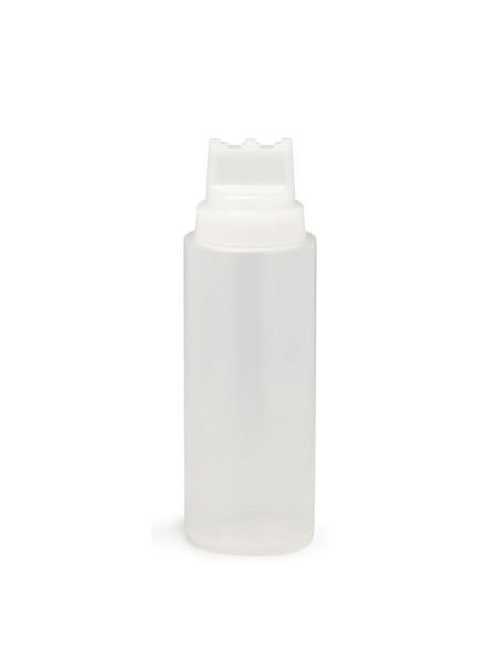 Bouteille squeeze translucide 950 ml à 3 sorties - TableCraft