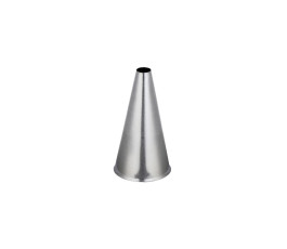 Plain stainless steel socket without rim - Diameter 12 mm