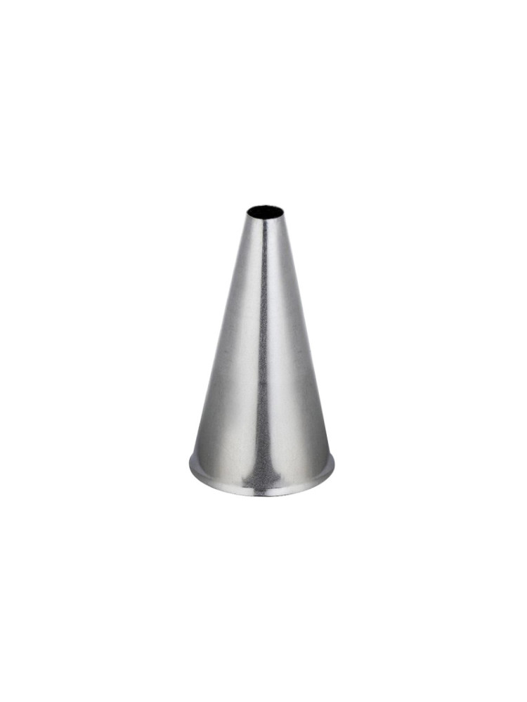 Plain stainless steel socket without rim - Diameter 12 mm