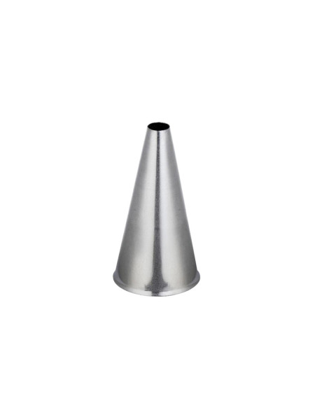Plain stainless steel socket without rim - Diameter 12 mm