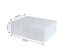 Half dough tray 400 x 300 x 130 mm 12L
