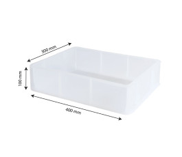 Demi bac à pâtons Gilac - 400 x 300 x 100 mm - 9L