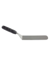 Spatule à steak Tablecraft lame inox longue coudée manche noir