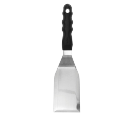 Steak shovel with black handle - 29 x 7 x 6 cm