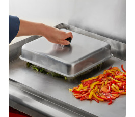 cloche de cuisson 25,4 cm carrée pour grill