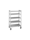 Rayonnage mobile complet Cambro Camshelving - 1280 x 600 x 1800mm