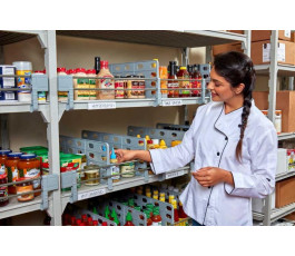 Identification clips for Cambro Camshelving shelving 152 x 25mm