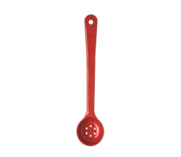 Cuillère doseuse 59 ml perforée à manche long - Rouge