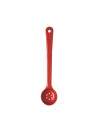 Cuillère doseuse 59 ml perforée à manche long - Rouge