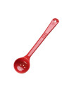 Cuillère doseuse 59 ml perforée à manche long - Rouge