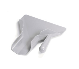 One-handle chip scoop for right-handers
