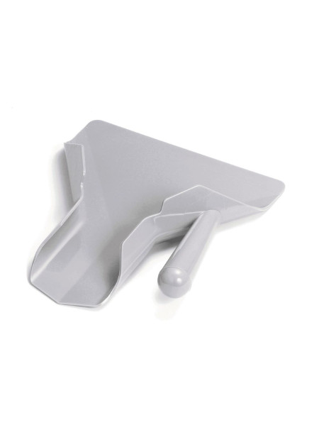 One-handle chip scoop for right-handers