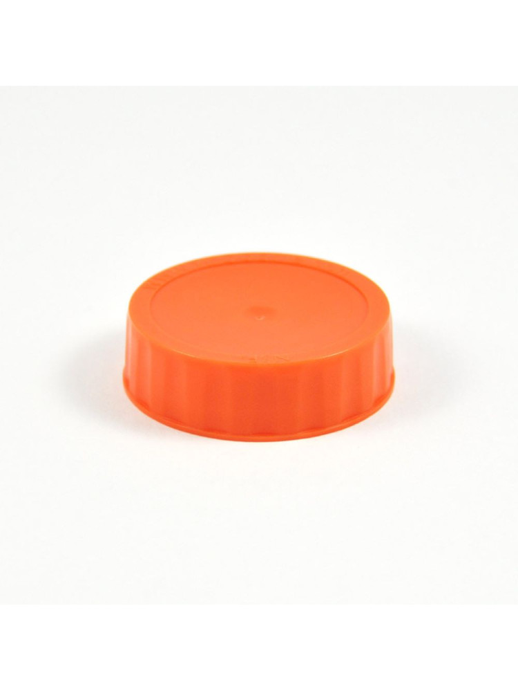Orange FIFO screw caps - per unit