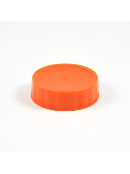 Orange FIFO screw caps - per unit