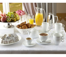 Tasse en porcelaine 20 cl Pro.mundi Slim O Ø8,6cm - Lot de 12