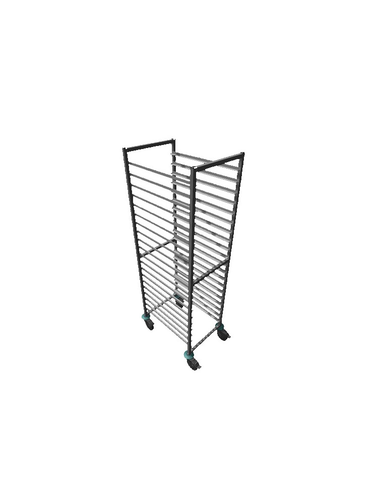 Chariot pour grille pâtisserie - 20 Niveaux - 60 x 40 cm
